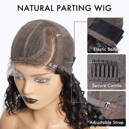 Bouncy Left C Part Loose Wave Glueless Minimalist HD Lace Wig Ready To Go