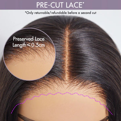 Bouncy Left C Part Loose Wave Glueless Minimalist HD Lace Wig Ready To Go