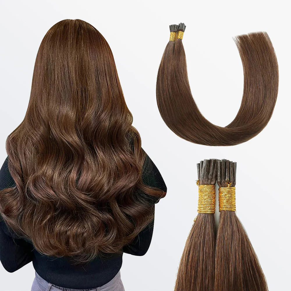 Extensions Natural Remy Human Hair (#4 Chocolate Brown) 10 sold in last 18 hours