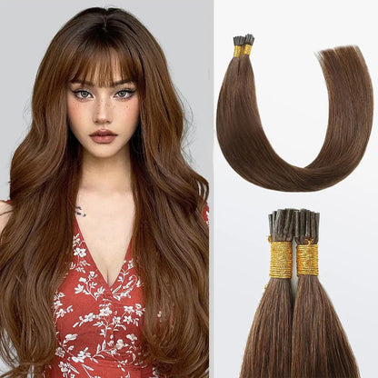 Extensions Natural Remy Human Hair (#4 Chocolate Brown) 10 sold in last 18 hours