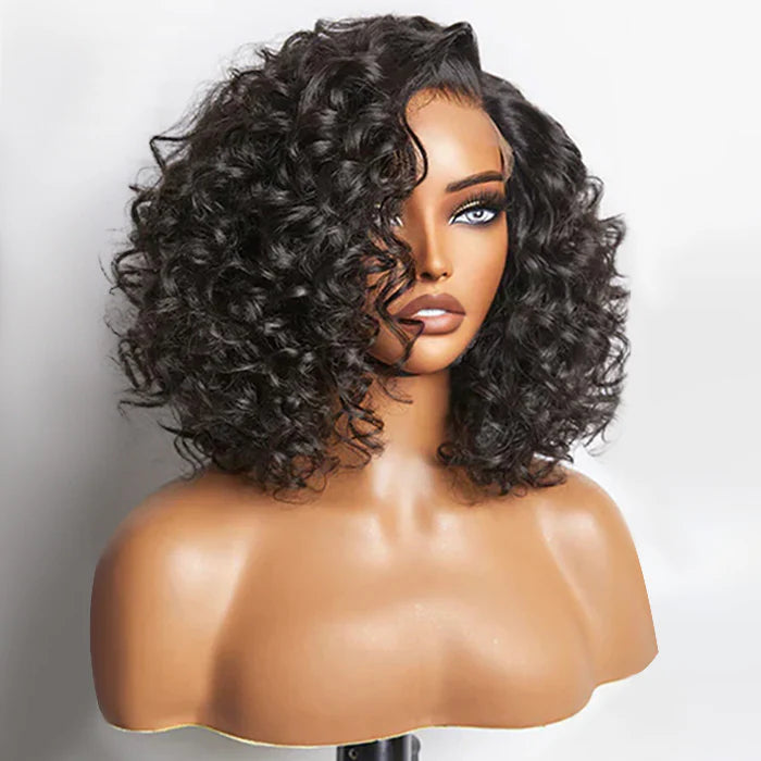 Bouncy Left C Part Loose Wave Glueless Minimalist HD Lace Wig Ready To Go